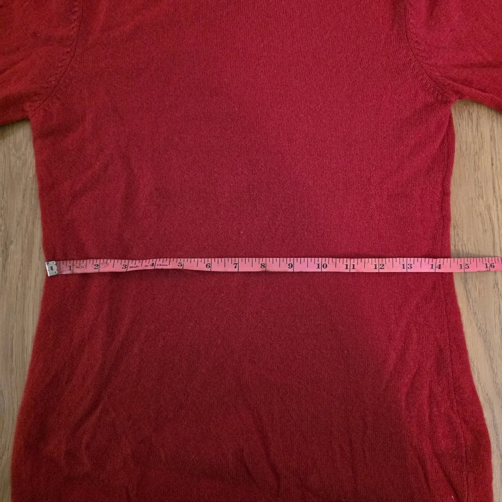 Vintage Sutton Studio Red Cashmere Sweater- M